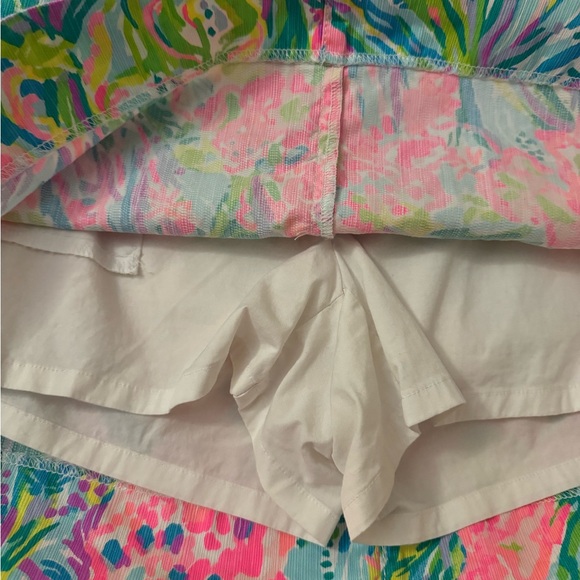 Lily Pulitzer Niki Skirt Multi Fan Sea Print - 2 - Picture 4 of 6